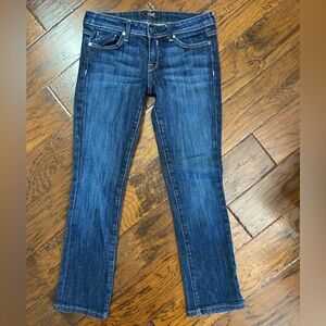 Kasil Heritage Vixen Taryn Womens Dark Wash Jeans Sz 28 Straight Fit Stretch